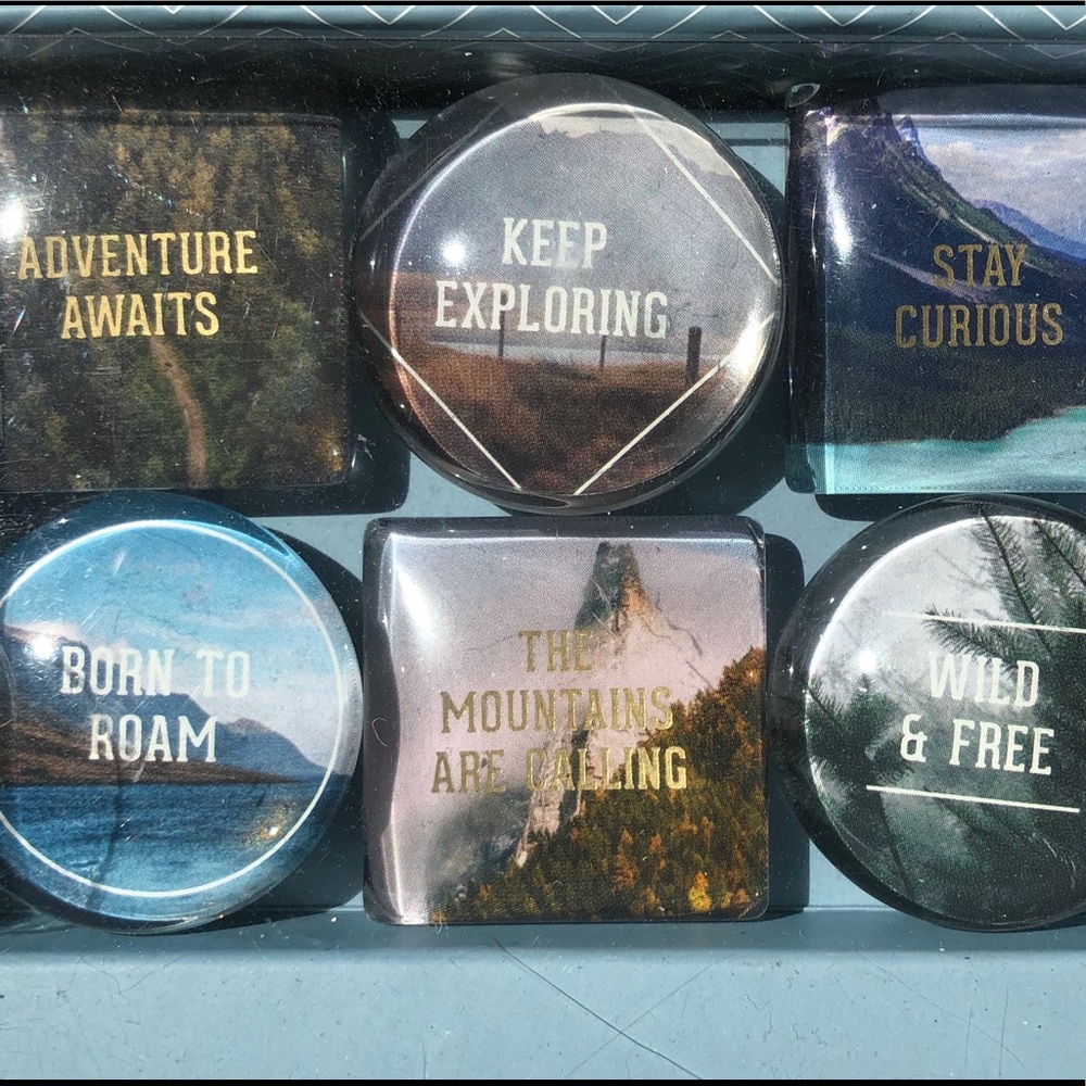 Great Outdoors Glass Magnets